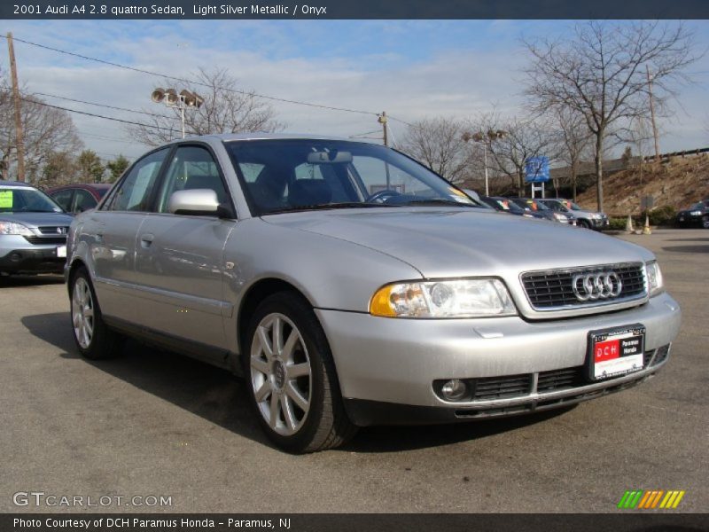Light Silver Metallic / Onyx 2001 Audi A4 2.8 quattro Sedan