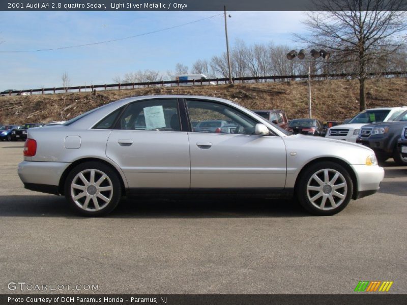 Light Silver Metallic / Onyx 2001 Audi A4 2.8 quattro Sedan