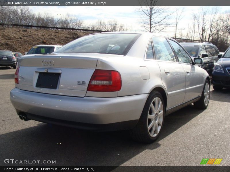 Light Silver Metallic / Onyx 2001 Audi A4 2.8 quattro Sedan