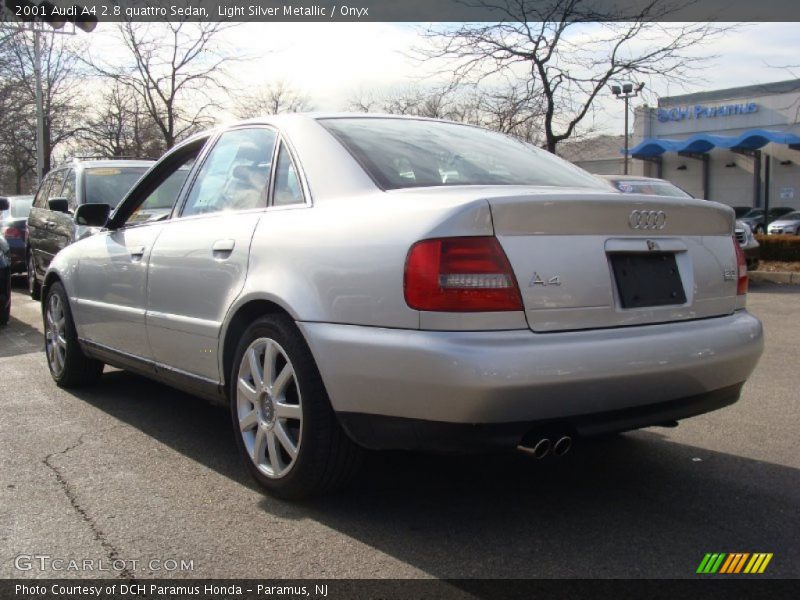 Light Silver Metallic / Onyx 2001 Audi A4 2.8 quattro Sedan