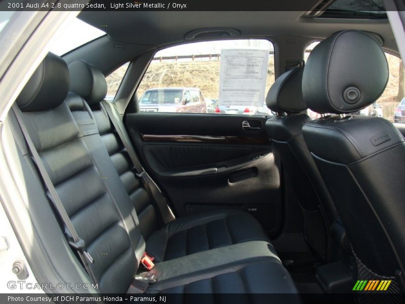 Light Silver Metallic / Onyx 2001 Audi A4 2.8 quattro Sedan