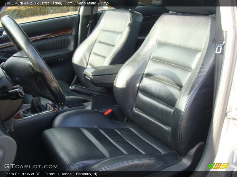 Light Silver Metallic / Onyx 2001 Audi A4 2.8 quattro Sedan