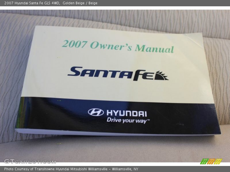 Golden Beige / Beige 2007 Hyundai Santa Fe GLS 4WD