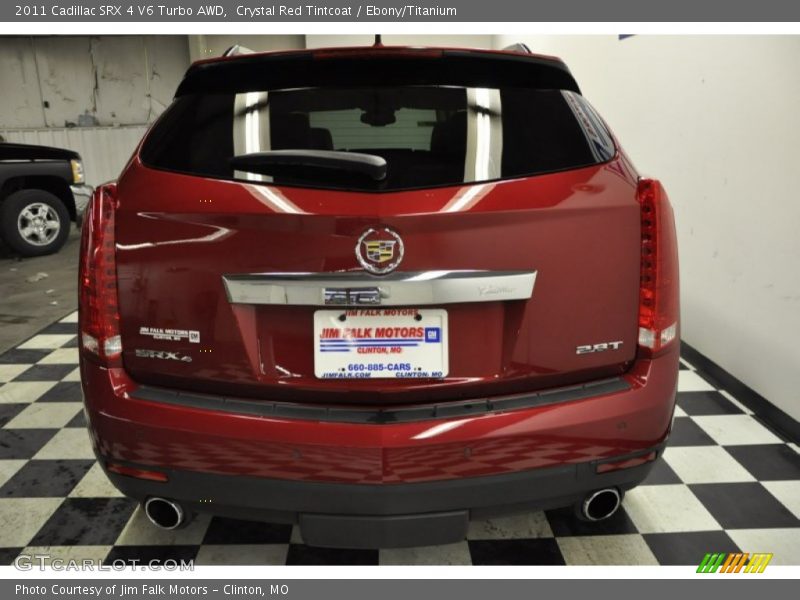 Crystal Red Tintcoat / Ebony/Titanium 2011 Cadillac SRX 4 V6 Turbo AWD
