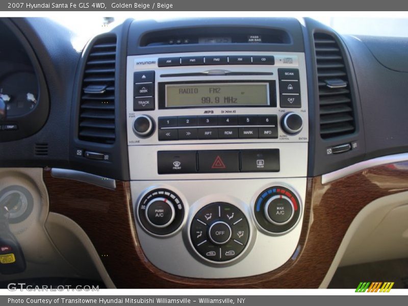 Golden Beige / Beige 2007 Hyundai Santa Fe GLS 4WD