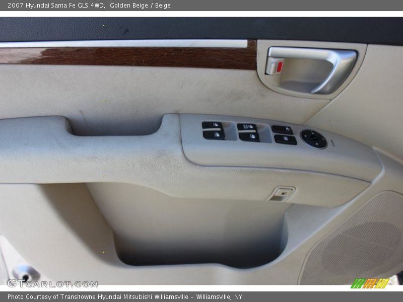 Golden Beige / Beige 2007 Hyundai Santa Fe GLS 4WD