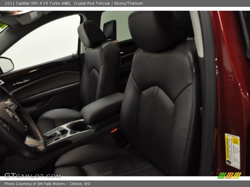 Crystal Red Tintcoat / Ebony/Titanium 2011 Cadillac SRX 4 V6 Turbo AWD