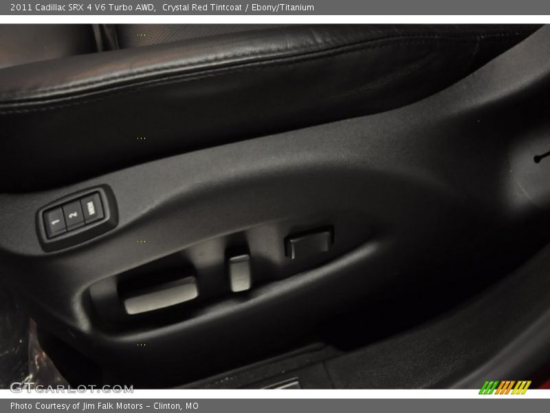 Crystal Red Tintcoat / Ebony/Titanium 2011 Cadillac SRX 4 V6 Turbo AWD