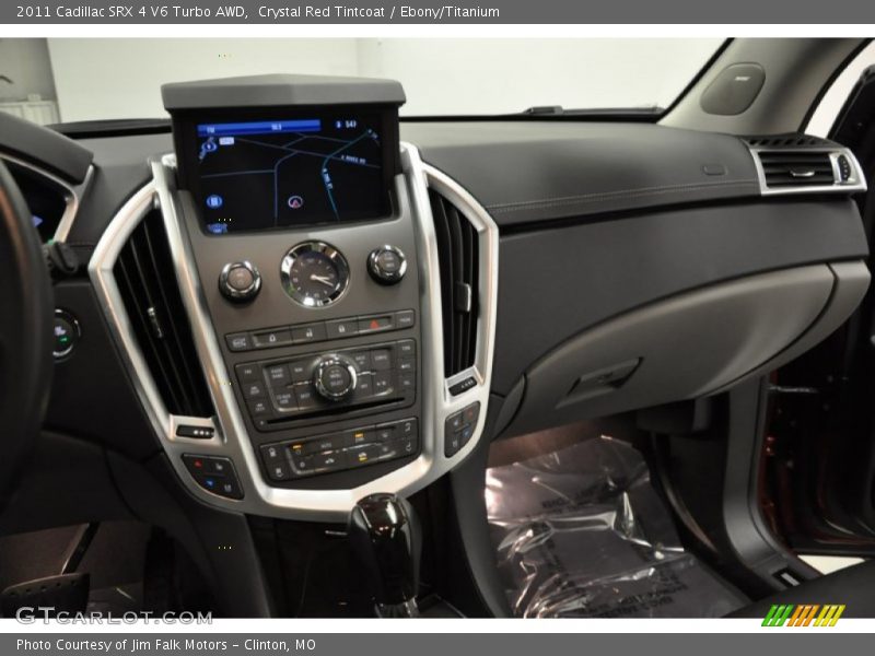 Crystal Red Tintcoat / Ebony/Titanium 2011 Cadillac SRX 4 V6 Turbo AWD