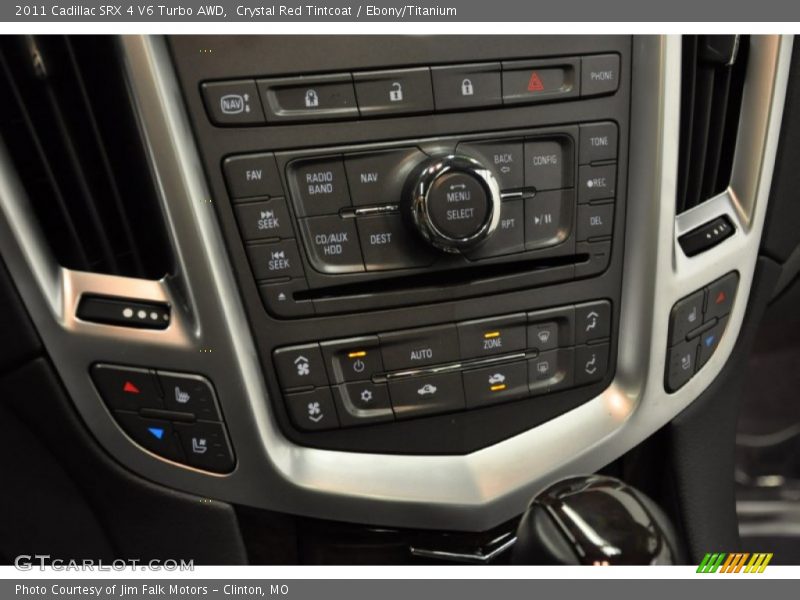 Controls of 2011 SRX 4 V6 Turbo AWD