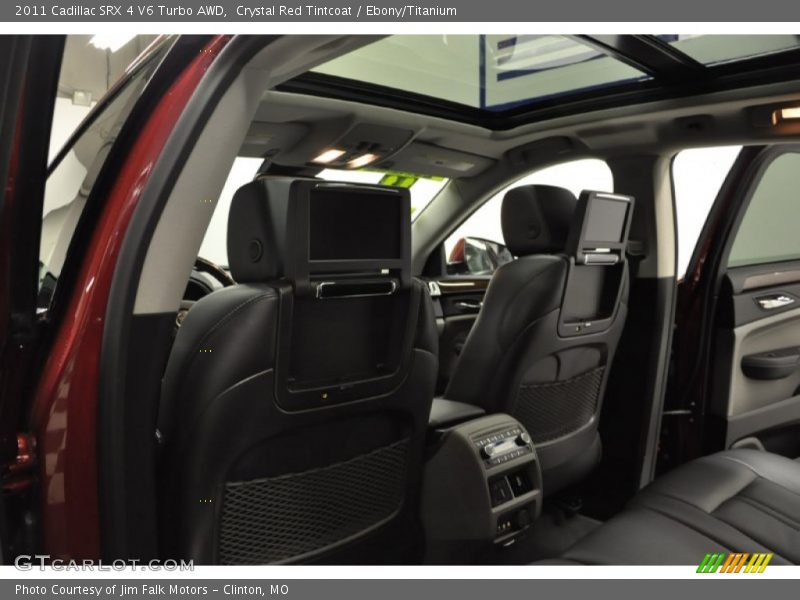 Crystal Red Tintcoat / Ebony/Titanium 2011 Cadillac SRX 4 V6 Turbo AWD