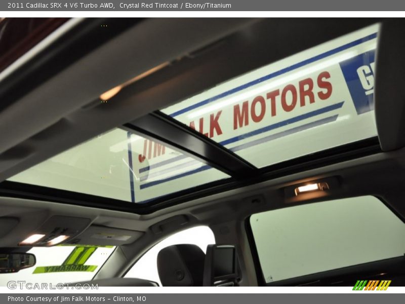 Crystal Red Tintcoat / Ebony/Titanium 2011 Cadillac SRX 4 V6 Turbo AWD