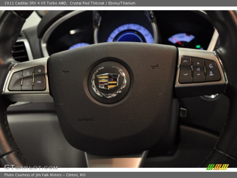 Crystal Red Tintcoat / Ebony/Titanium 2011 Cadillac SRX 4 V6 Turbo AWD