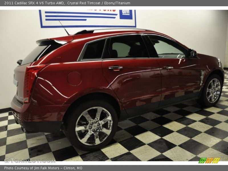 Crystal Red Tintcoat / Ebony/Titanium 2011 Cadillac SRX 4 V6 Turbo AWD
