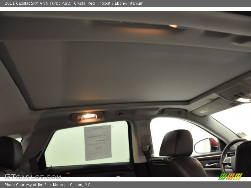 Crystal Red Tintcoat / Ebony/Titanium 2011 Cadillac SRX 4 V6 Turbo AWD