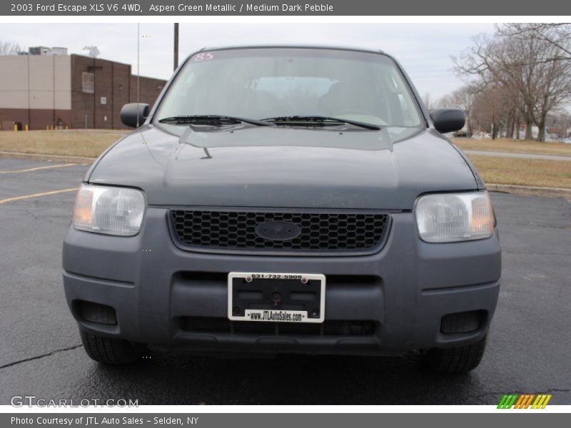Aspen Green Metallic / Medium Dark Pebble 2003 Ford Escape XLS V6 4WD