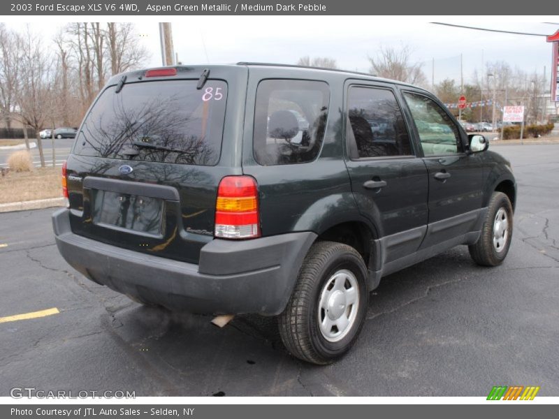 Aspen Green Metallic / Medium Dark Pebble 2003 Ford Escape XLS V6 4WD