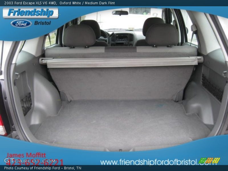 Oxford White / Medium Dark Flint 2003 Ford Escape XLS V6 4WD