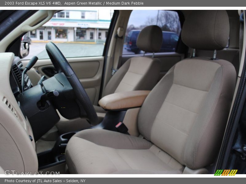 Aspen Green Metallic / Medium Dark Pebble 2003 Ford Escape XLS V6 4WD