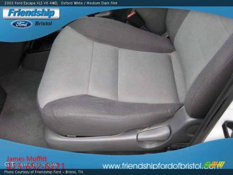 Oxford White / Medium Dark Flint 2003 Ford Escape XLS V6 4WD