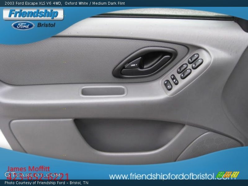 Oxford White / Medium Dark Flint 2003 Ford Escape XLS V6 4WD