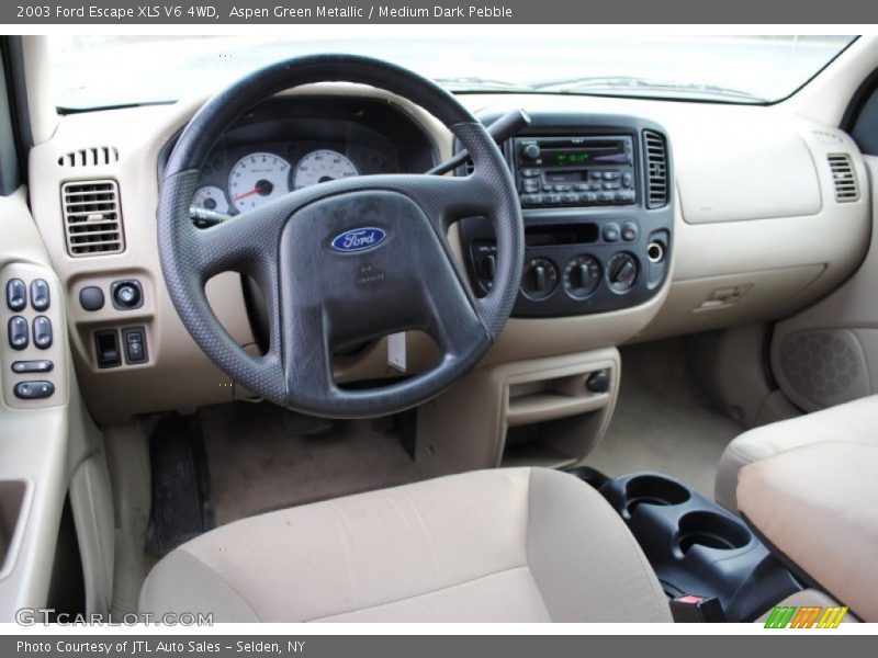Aspen Green Metallic / Medium Dark Pebble 2003 Ford Escape XLS V6 4WD