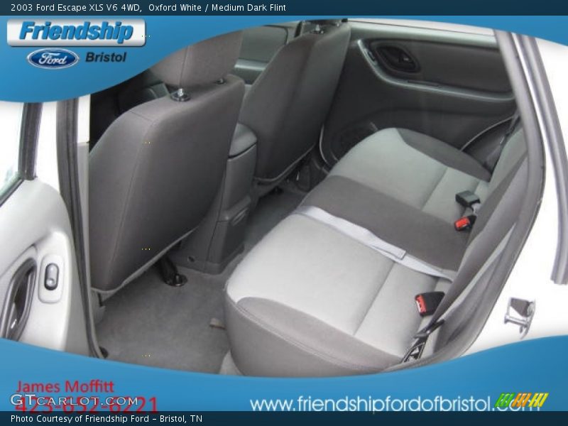 Oxford White / Medium Dark Flint 2003 Ford Escape XLS V6 4WD
