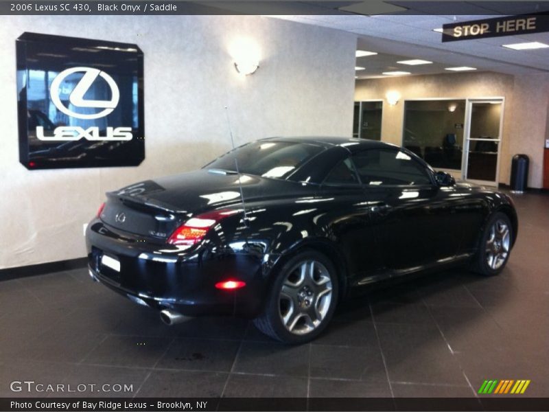 Black Onyx / Saddle 2006 Lexus SC 430