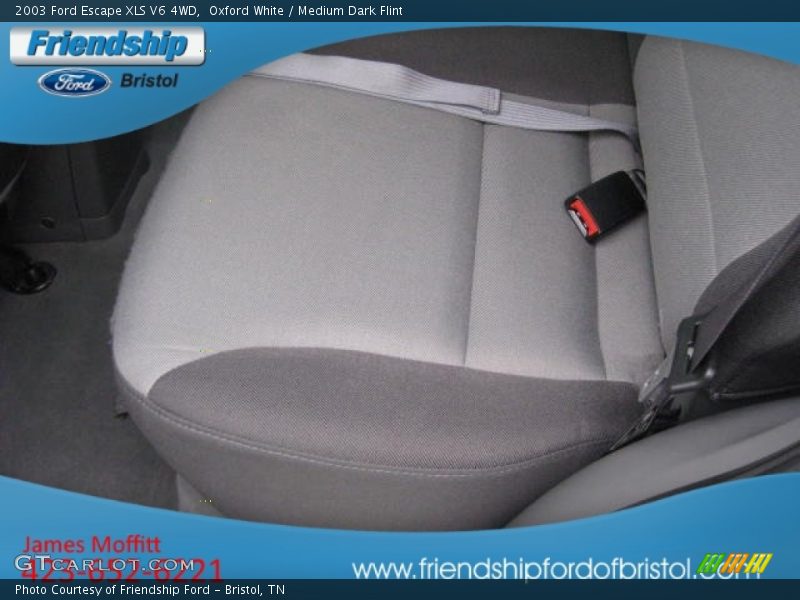 Oxford White / Medium Dark Flint 2003 Ford Escape XLS V6 4WD