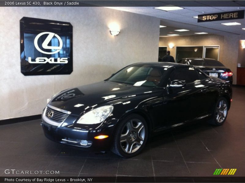 Black Onyx / Saddle 2006 Lexus SC 430