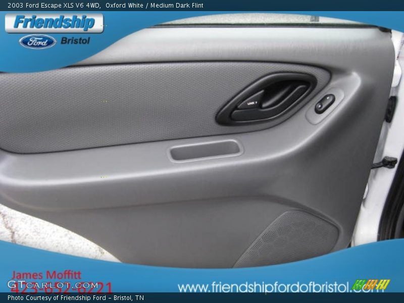 Oxford White / Medium Dark Flint 2003 Ford Escape XLS V6 4WD
