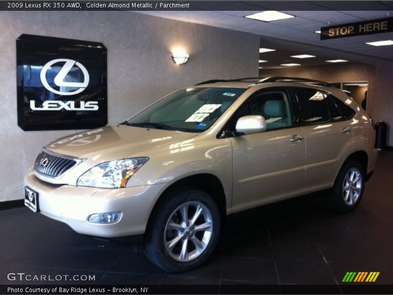 Golden Almond Metallic / Parchment 2009 Lexus RX 350 AWD