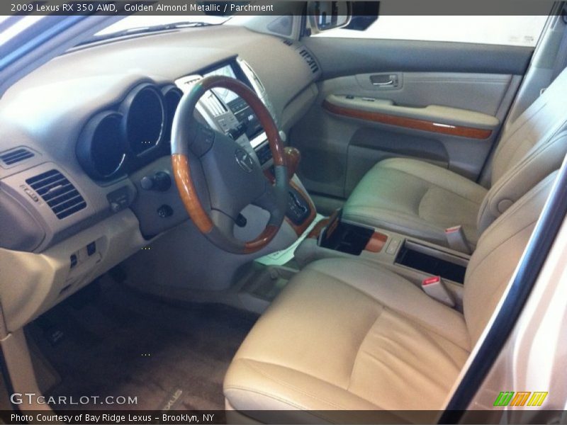 Golden Almond Metallic / Parchment 2009 Lexus RX 350 AWD