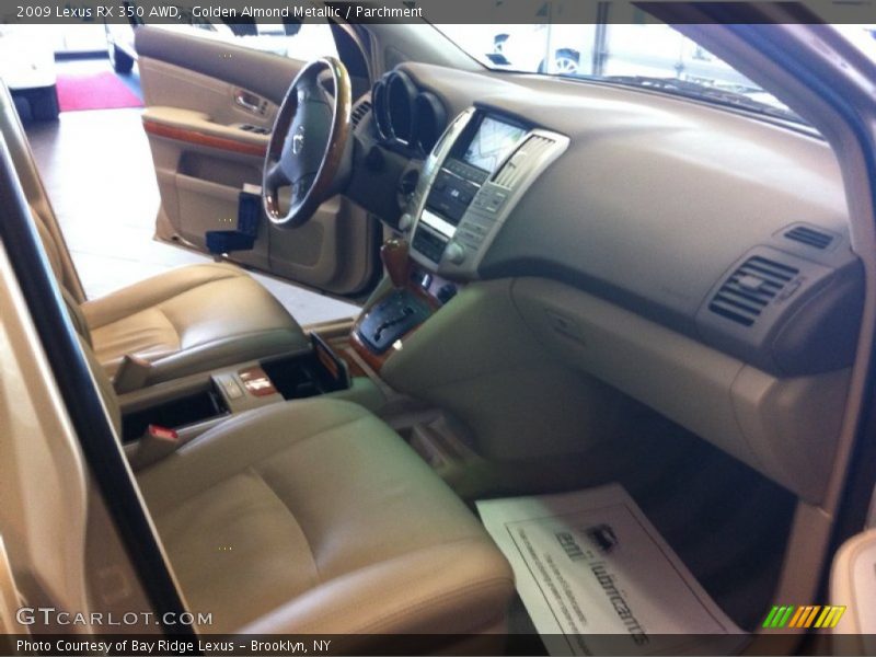 Golden Almond Metallic / Parchment 2009 Lexus RX 350 AWD