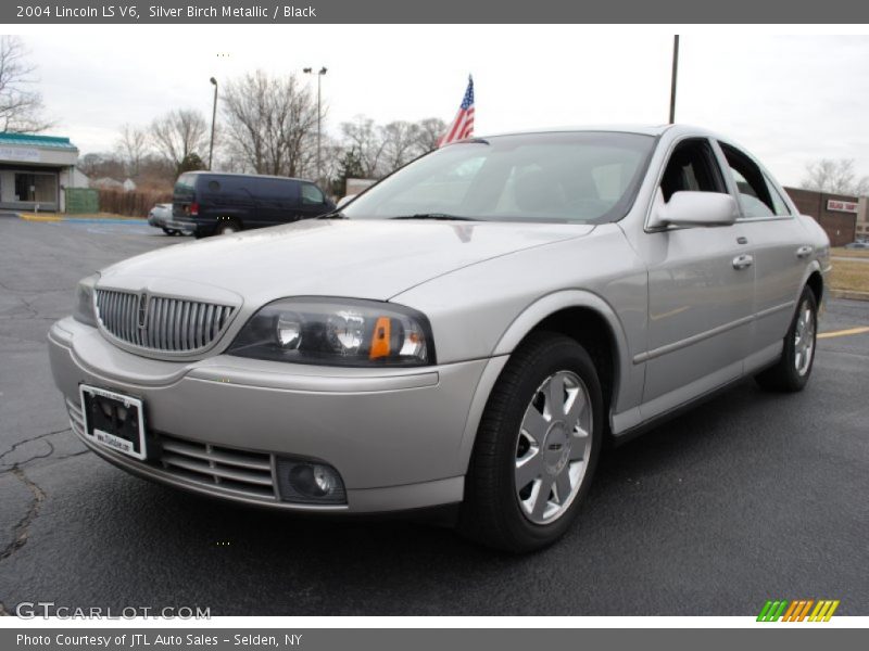 Silver Birch Metallic / Black 2004 Lincoln LS V6