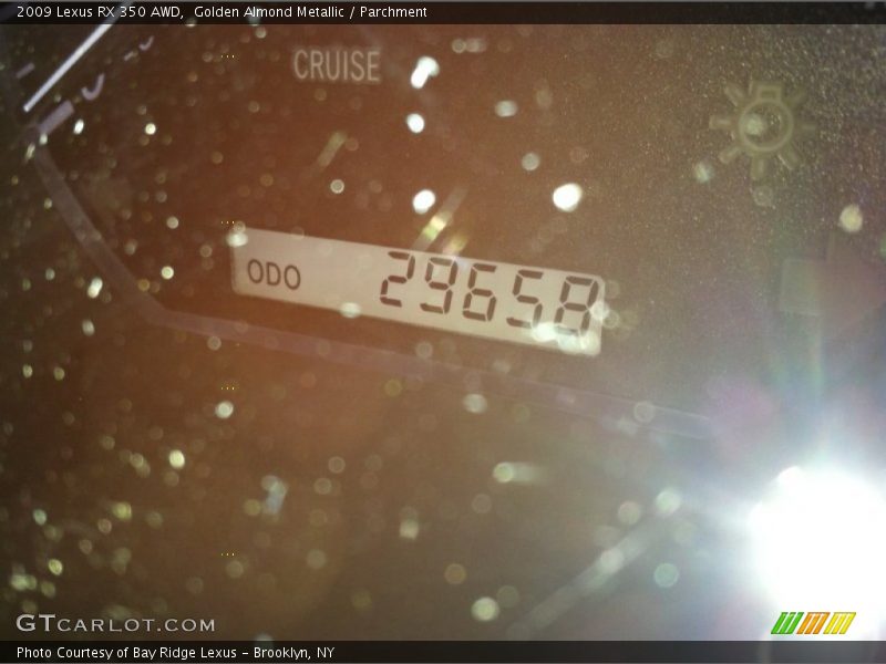 Golden Almond Metallic / Parchment 2009 Lexus RX 350 AWD