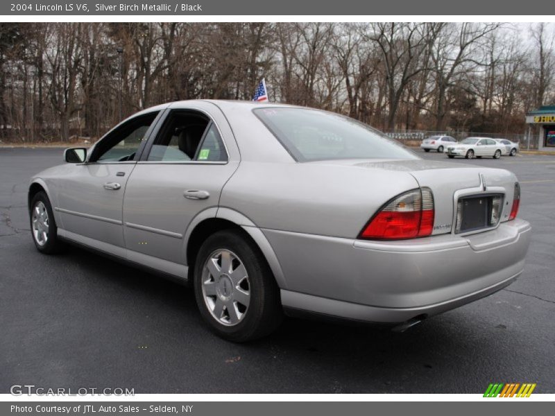 Silver Birch Metallic / Black 2004 Lincoln LS V6