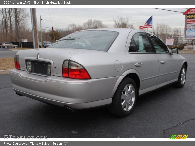 Silver Birch Metallic / Black 2004 Lincoln LS V6