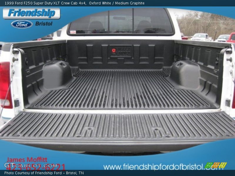 Oxford White / Medium Graphite 1999 Ford F250 Super Duty XLT Crew Cab 4x4