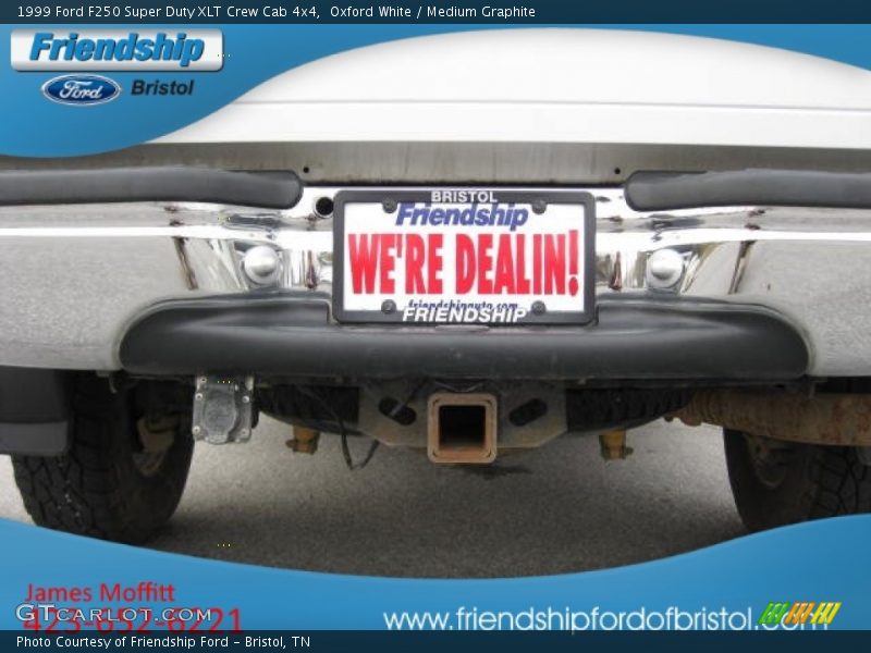 Oxford White / Medium Graphite 1999 Ford F250 Super Duty XLT Crew Cab 4x4