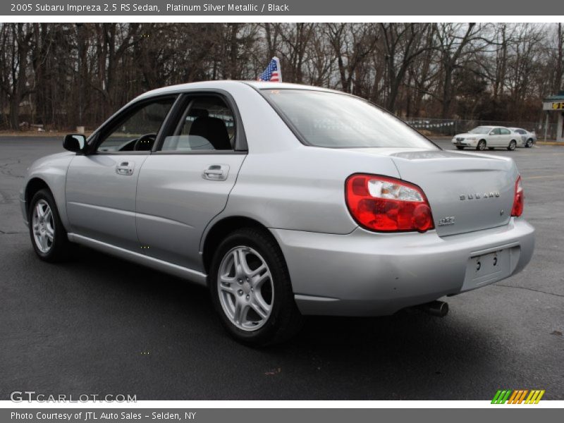 Platinum Silver Metallic / Black 2005 Subaru Impreza 2.5 RS Sedan