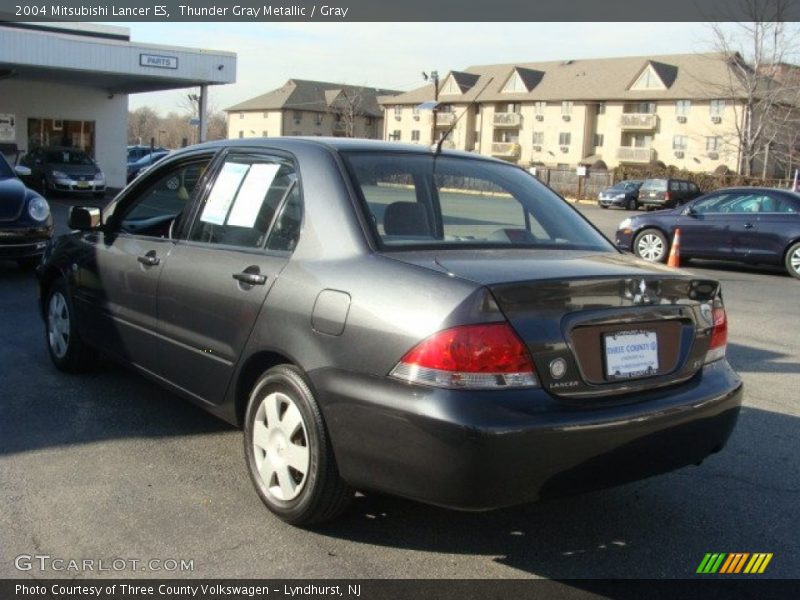 Thunder Gray Metallic / Gray 2004 Mitsubishi Lancer ES