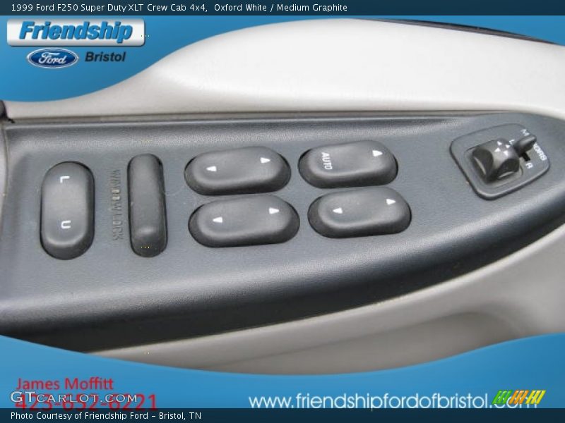 Oxford White / Medium Graphite 1999 Ford F250 Super Duty XLT Crew Cab 4x4