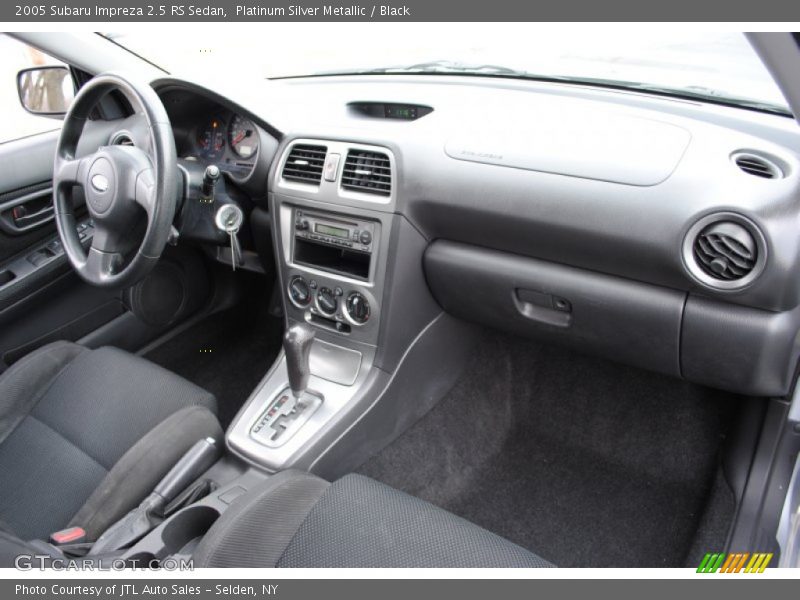  2005 Impreza 2.5 RS Sedan Black Interior