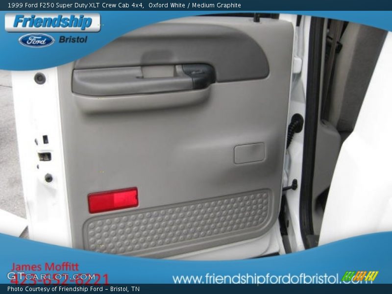 Oxford White / Medium Graphite 1999 Ford F250 Super Duty XLT Crew Cab 4x4