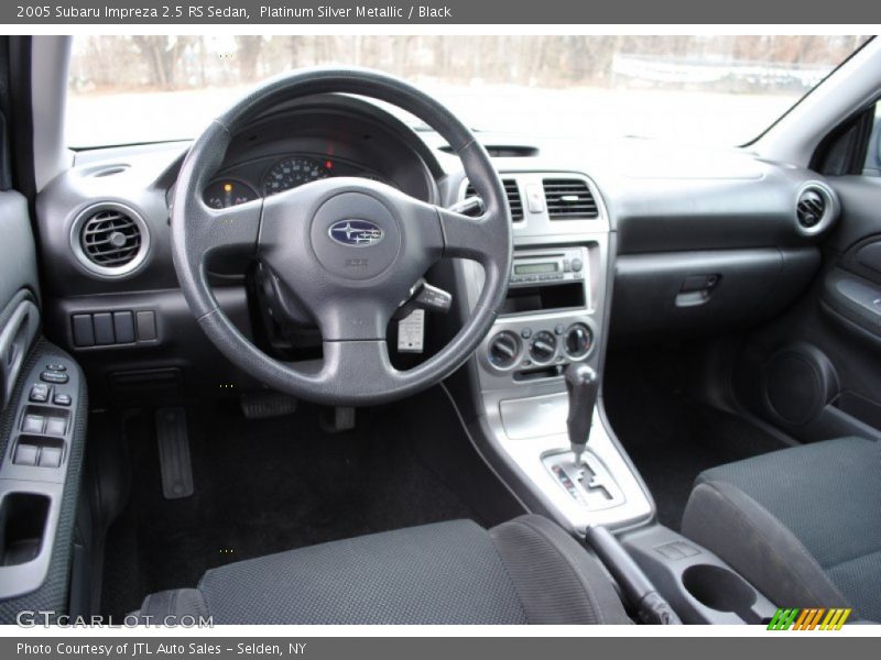  2005 Impreza 2.5 RS Sedan Black Interior