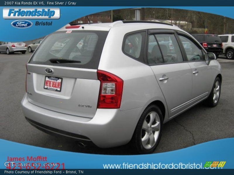 Fine Silver / Gray 2007 Kia Rondo EX V6