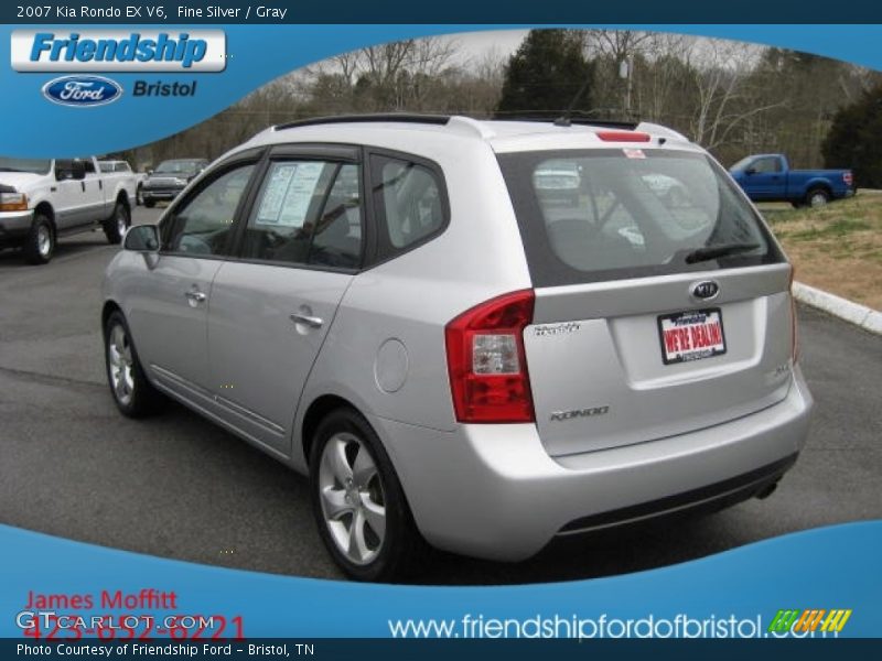 Fine Silver / Gray 2007 Kia Rondo EX V6