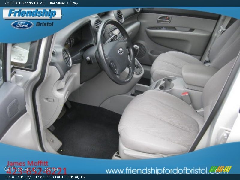 Fine Silver / Gray 2007 Kia Rondo EX V6