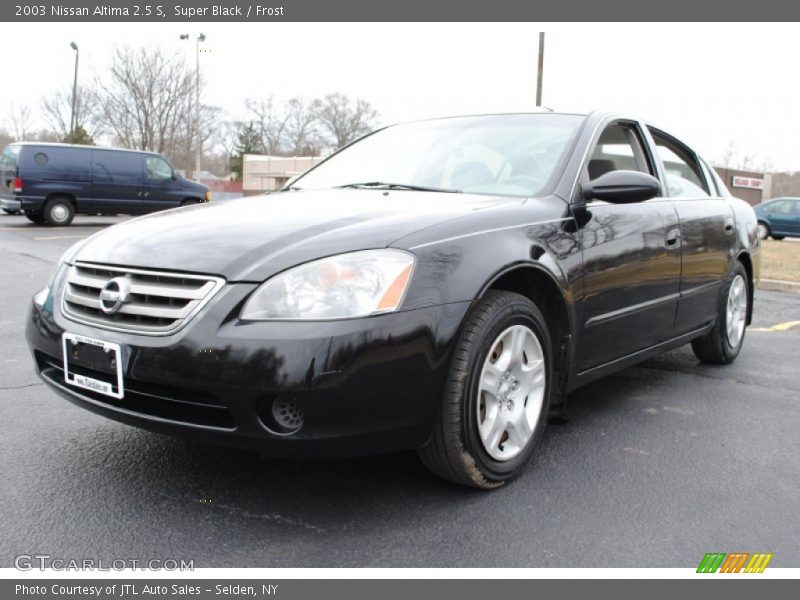 Super Black / Frost 2003 Nissan Altima 2.5 S